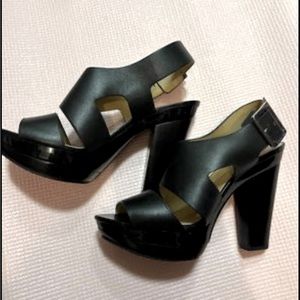 Michael kors chunky heels